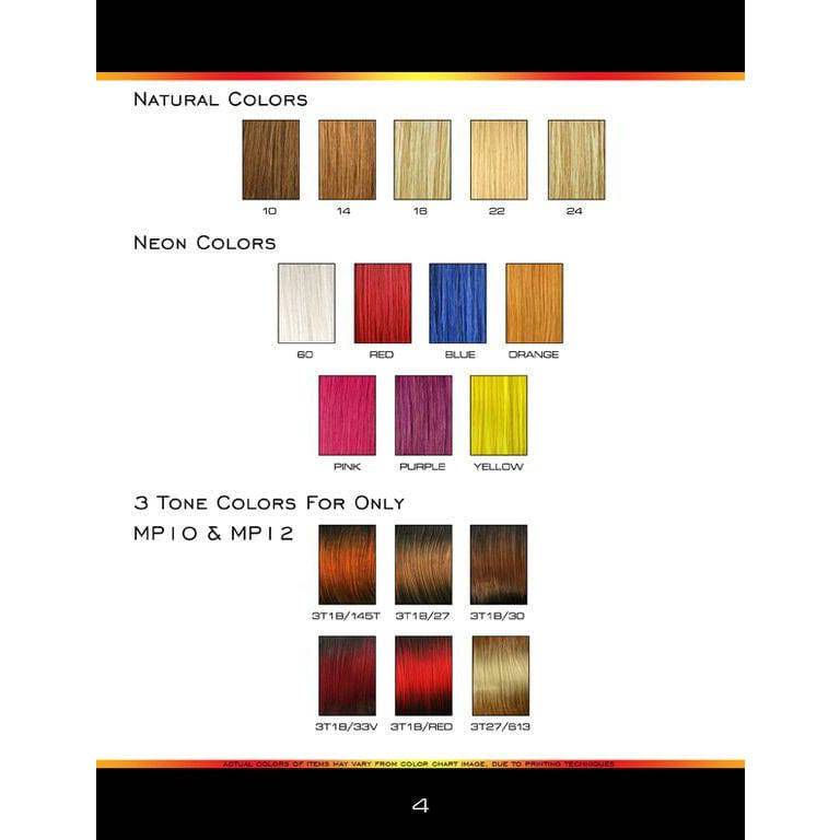 Unique Human Hair Body Bounce 16" Hairpiece - Choose Color