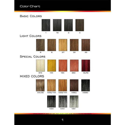 Unique Human Hair Fashion Wave 12" Hairpiece - Choose Color