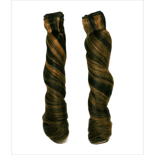 Unique Human Hair Silky Yaki Body Twist 8 Inch Hairpiece - Choose Color