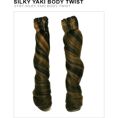 Unique Human Hair Silky Yaki Body Twist 8 Inch Hairpiece - Choose Color