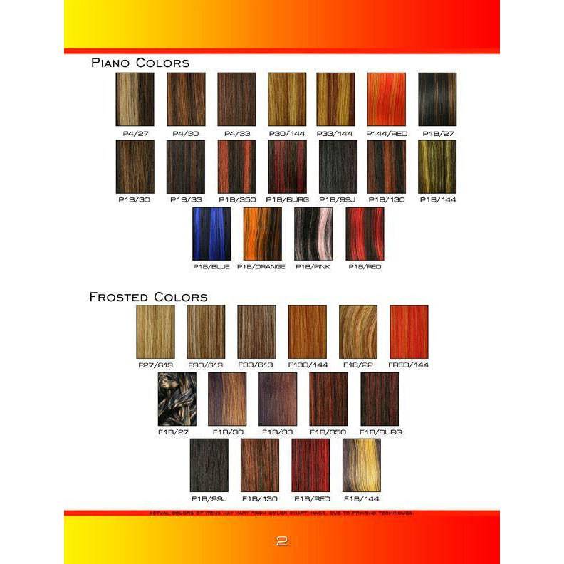 Unique Split String Hairpiece - Choose Color