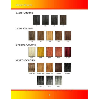 Unique Tape Curl String Hairpiece - Choose Color