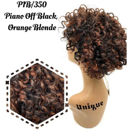 Unique 100% Human Hair Full Wig Style A3 - Choose Color