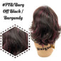 Unique 100% Human Hair Full Wig Style A6 - Choose Color