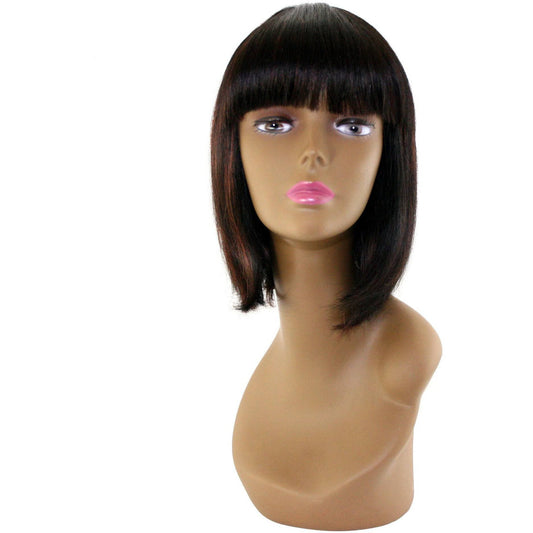 Unique's 100% Human Hair Full Wig Style A8 - Choose Color