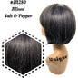 Unique 100% Human Hair Full Wig Style B - Choose Color