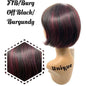 Unique 100% Human Hair Full Wig Style B - Choose Color