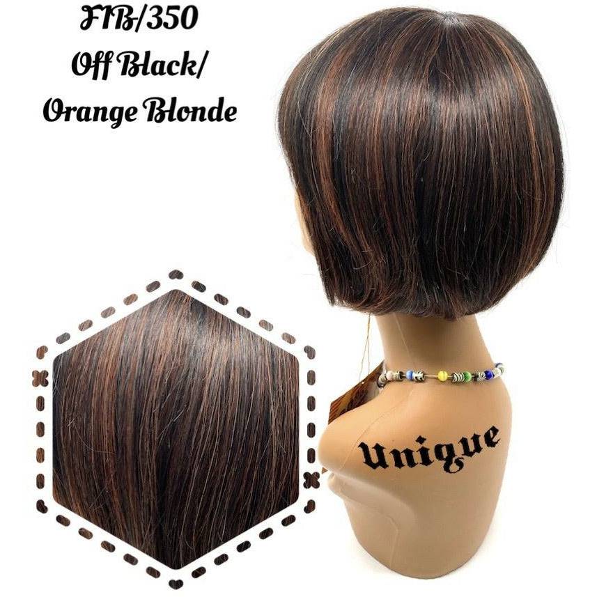 Unique 100% Human Hair Full Wig Style B - Choose Color