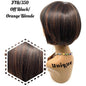 Unique 100% Human Hair Full Wig Style B - Choose Color