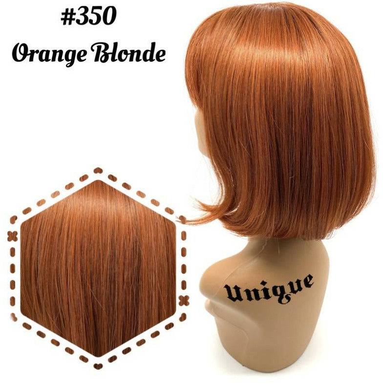 Unique 100% Human Hair Full Wig Style J Hairpiece - Choose Color