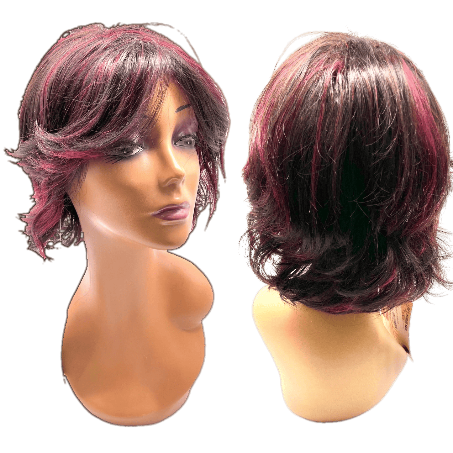 Unique 100% Human Hair Full Wig Hairpiece Style R - Choose Color