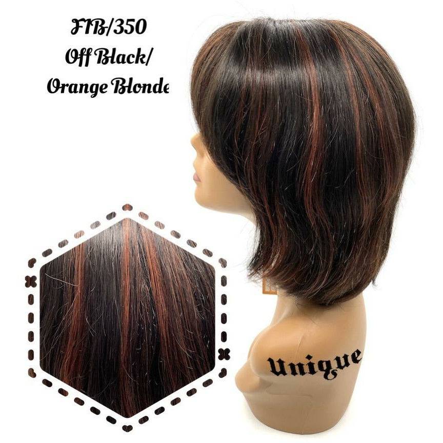 Unique 100% Human Hair Full Wig Style T Hairpiece - Choose Color