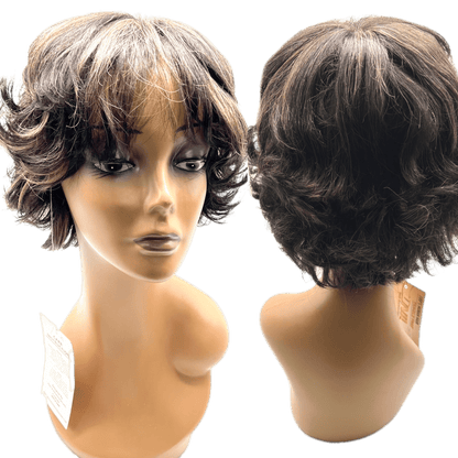 Unique's 100% Human Hair Full Wig Style V - Choose Color