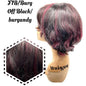 Unique 100% Human Hair Full Wig Style W - Choose Color