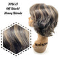 Unique 100% Human Hair Full Wig Style W - Choose Color