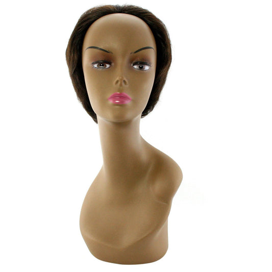 Unique 100% Human Hair Half Wig Mrs. Canada Style Hairpiece - Choose Color