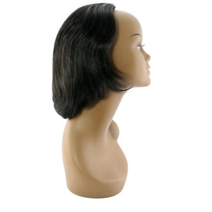 Unique 100% Human Hair Half Wig Mrs. Denmark Style Hairpiece - Choose Color