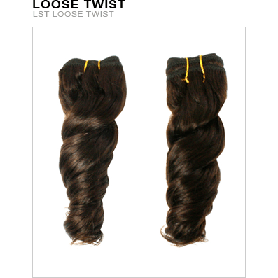 Unique Human Hair Loose Twist 8 Inch Hairpiece - Choose Color