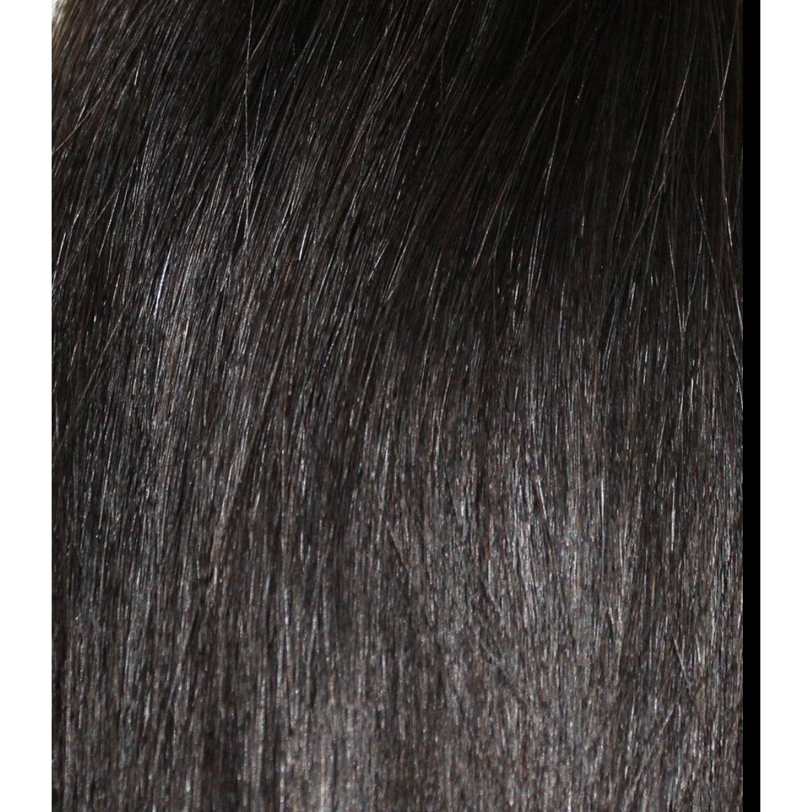 Unique Human Hair Perm Straight 18 Inch Hairpiece - Choose Color