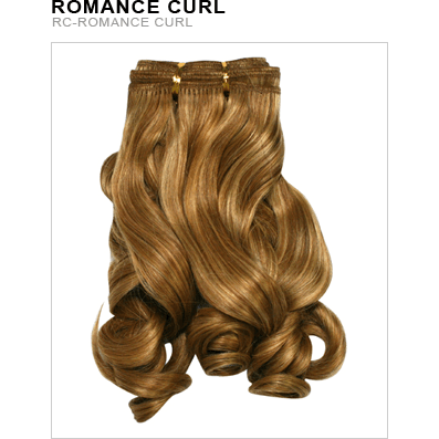Unique's Human Hair Romance Curl 8 Inch Hairpiece - Choose Color