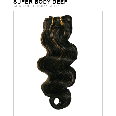 Unique Human Hair Super Body Deep 14 Inch Hairpiece - Choose Color