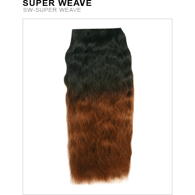 Unique's Human Hair Super Weave Wet & Wavy 14 Inch - Choose Color