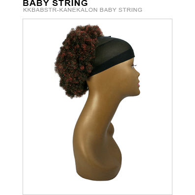Unique's Kanekalon Baby String Hairpiece - Choose Color