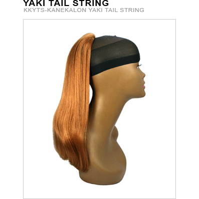Unique Kanekalon Yaki Tail String Hairpiece - Choose Color