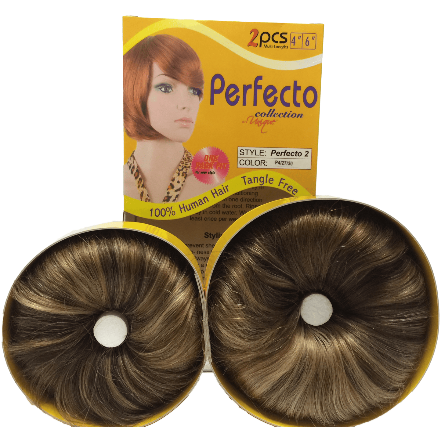 Unique Perfecto 2 Bump Hair 4" & 6" 100% Human Hair - Choose Color