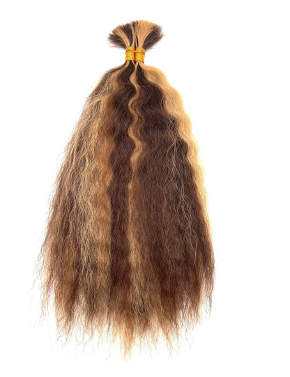 VIP Extensions Unique's Super Bulk 100% Human Hair 18" - Choose Color