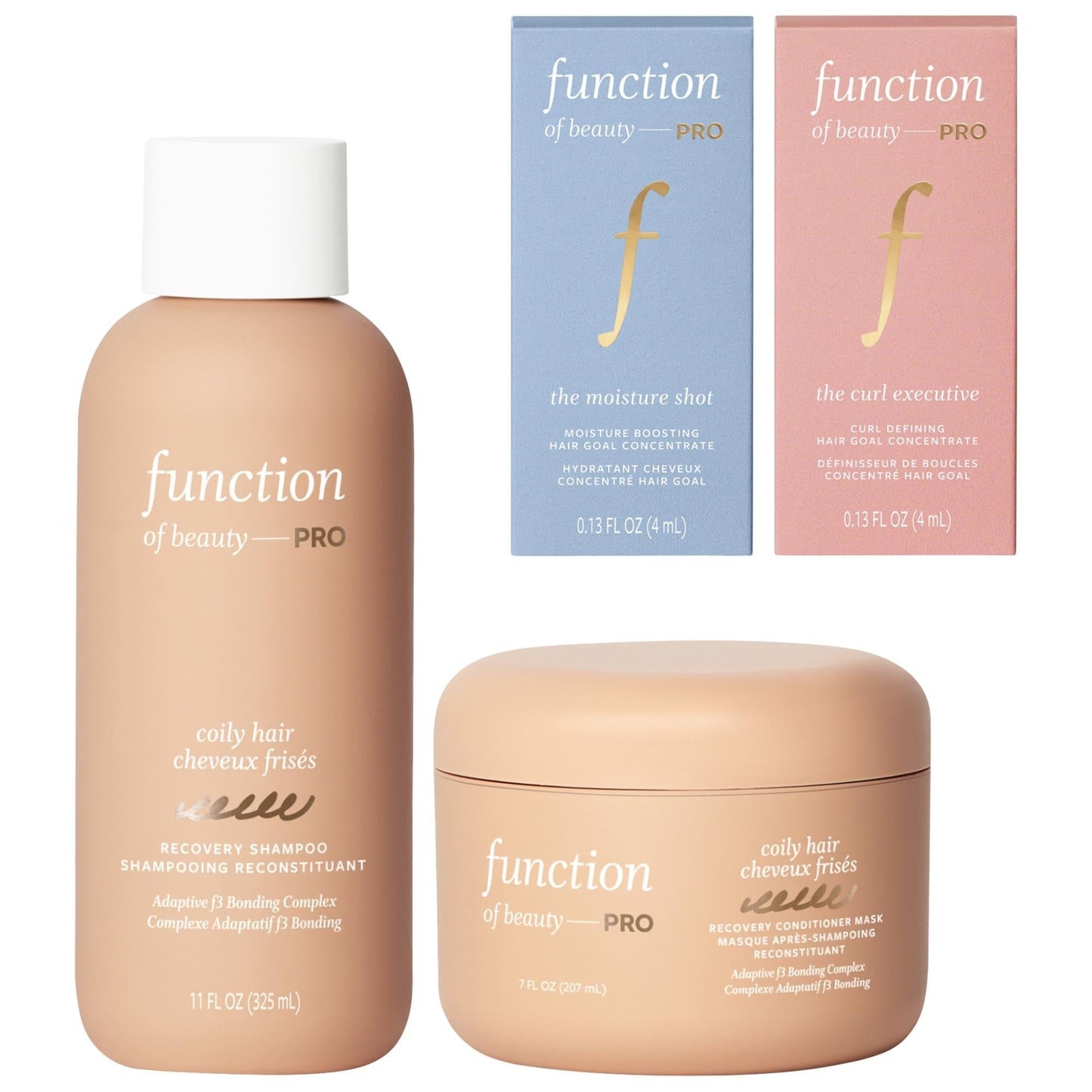Bond Repair: Coily Hair Repair Set - Curl Definition, Moisture Boost, Anti Breakage - Cruelty & Paraben-Free Treatment