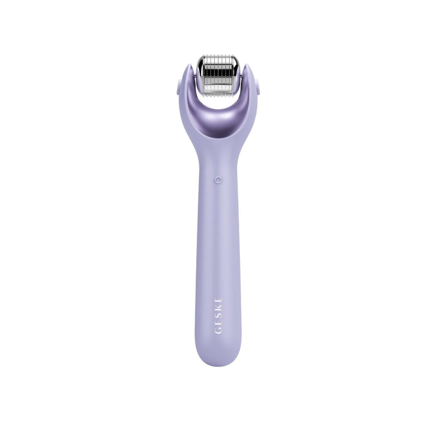 Geske MicroNeedle Face Roller with Rose Quartz & Ice Head - Purple