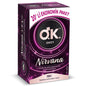 Okey Nirvana Aphrodisiac Condoms - Ultra Ribbed Texture, 20 Count - Enhance Intimacy & Pleasure