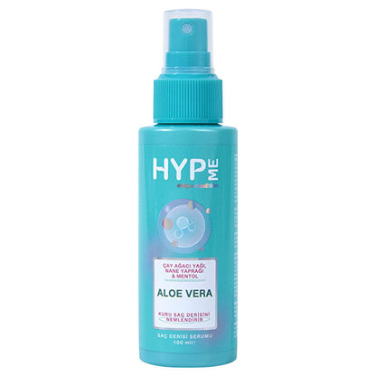 Hyp Me Aloe Vera & Tea Tree Oil Scalp Serum: Soothe Itchy Dry Scalp, Moisturize for Healthy Hair Growth | Natural Hair Care Treatment