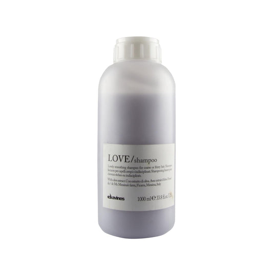 Davines Love Smoothing Shampoo 1000ml - Large Volume, Frizz Control & Manageability