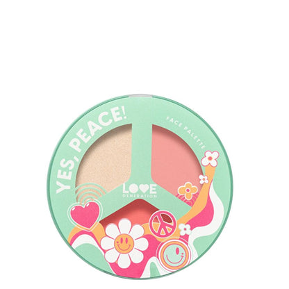 Love Generation Yes, Peace! 02 Cheeky Glow Face Palette