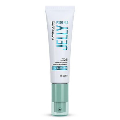 Maybelline New York Poreless Jelly Makeup Base: Minimize Pores, Hydrate, & Extend Makeup Wear with Niacinamide for Flawless Skin.