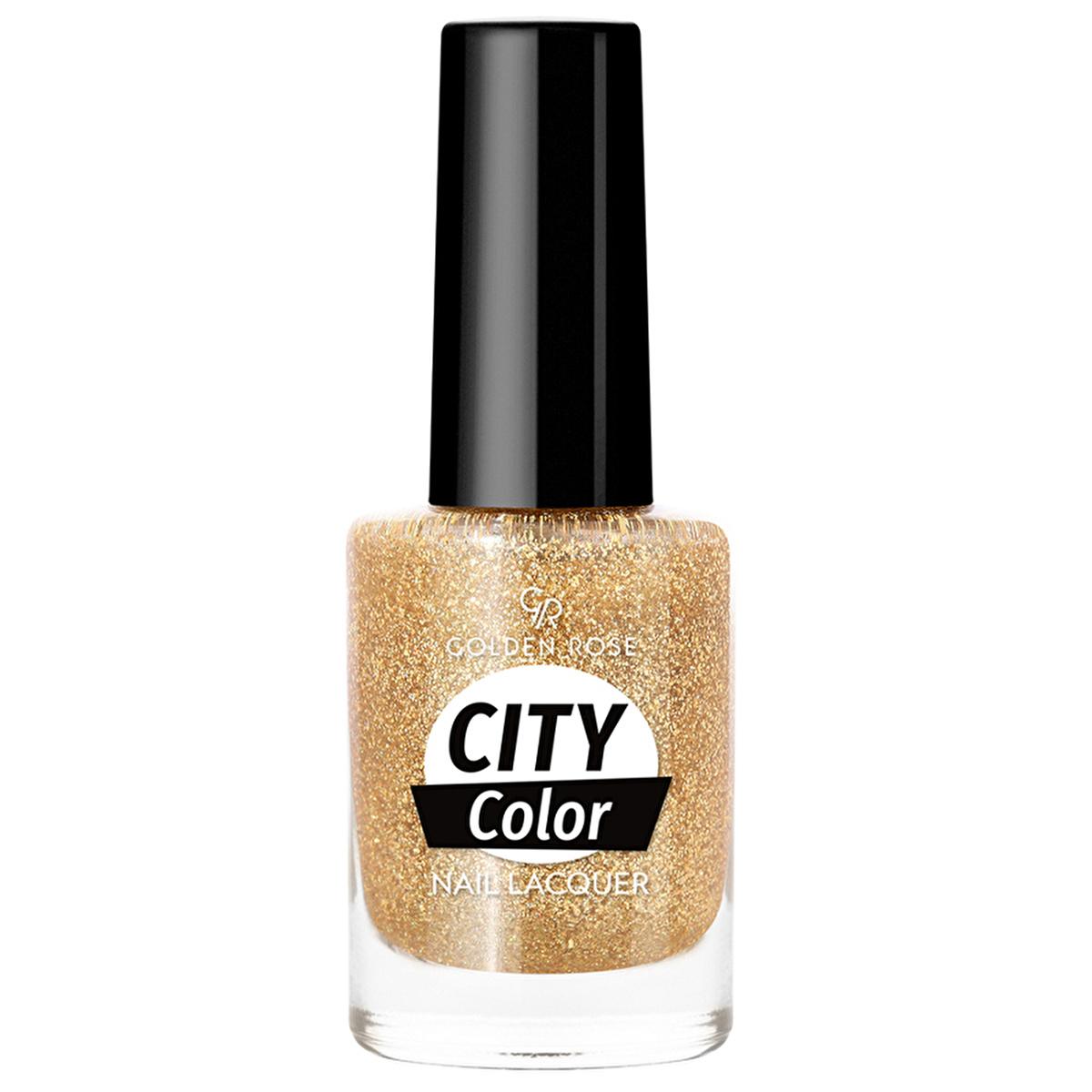 Golden Rose CITY COLOR NAIL LACQUER - Long-Lasting Nail Polish with Rich Color Options