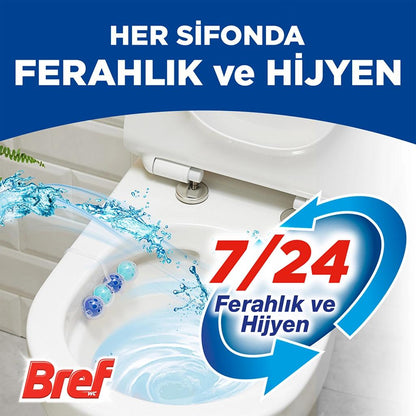 Bref Power Aktiv Ocean Toilet Rim Block Duopack 2 x 50g