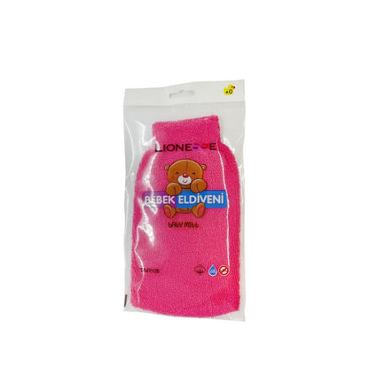 Lionesse Baby Bath Glove for Gentle Cleansing, 1 Count