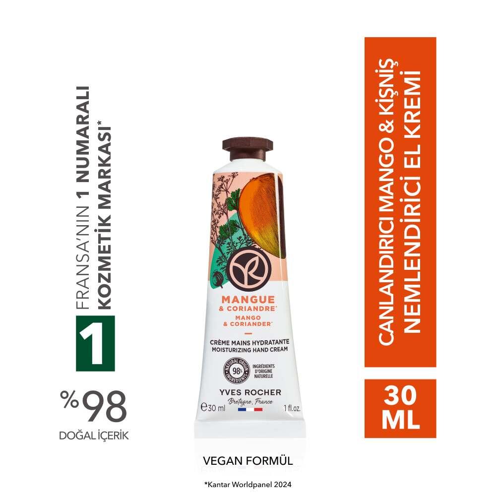 Mango & Coriander Moisturizing Vegan Hand Cream 30ml