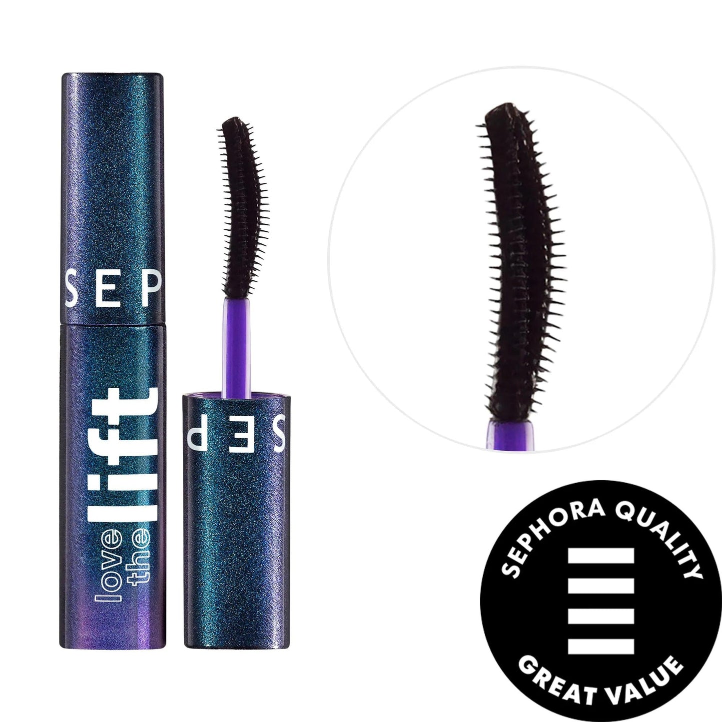 Love The Lift Volumizing & Curling Mascara - Ultra-Black, Buildable, Vegan & Long-Lasting Mascara