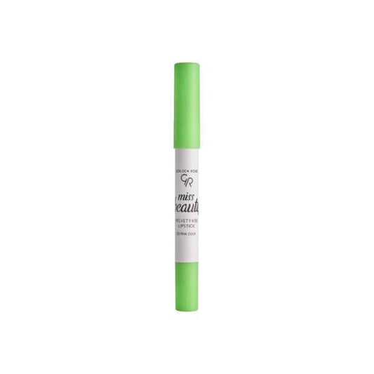 Golden Rose Miss Beauty Velvety Kiss Lipstick - Long-Lasting Matte Finish, 03 Pink Dusk Shade