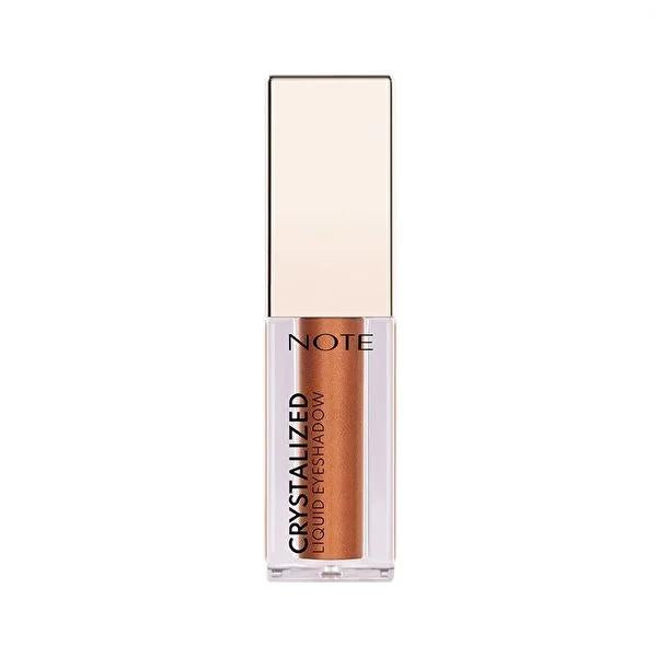 Note Cosmetics Crystalized Liquid Eyeshadow: High Pigment, Long Lasting Shimmer, Metallic Matte Finish for Intense Eye Makeup