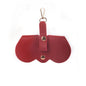 Mood Club Red Eyeglass Case Soft Protective Sleeve