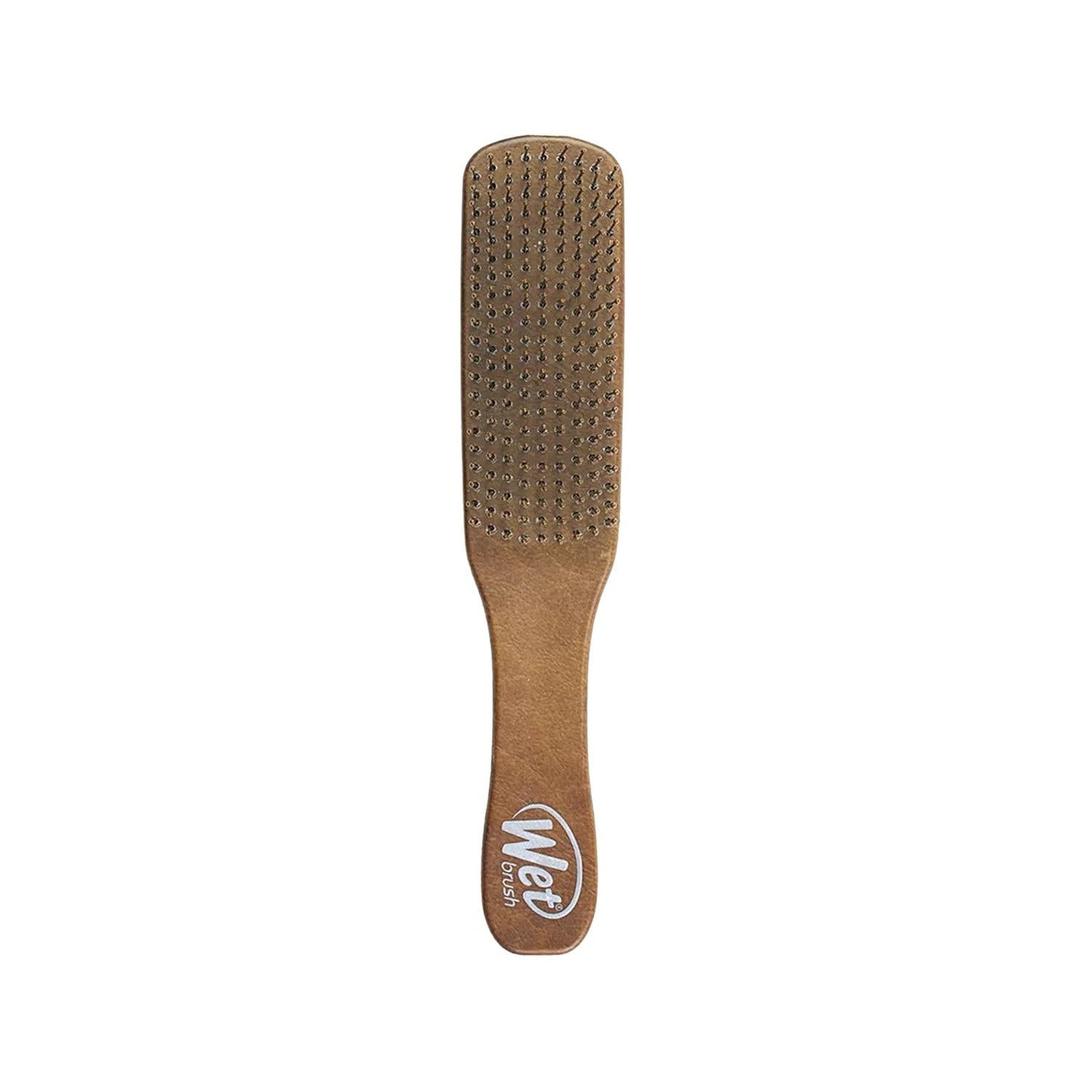 Wet Brush Men's Detangler Leather Brown Hair Brush - Gentle Detangling for Men