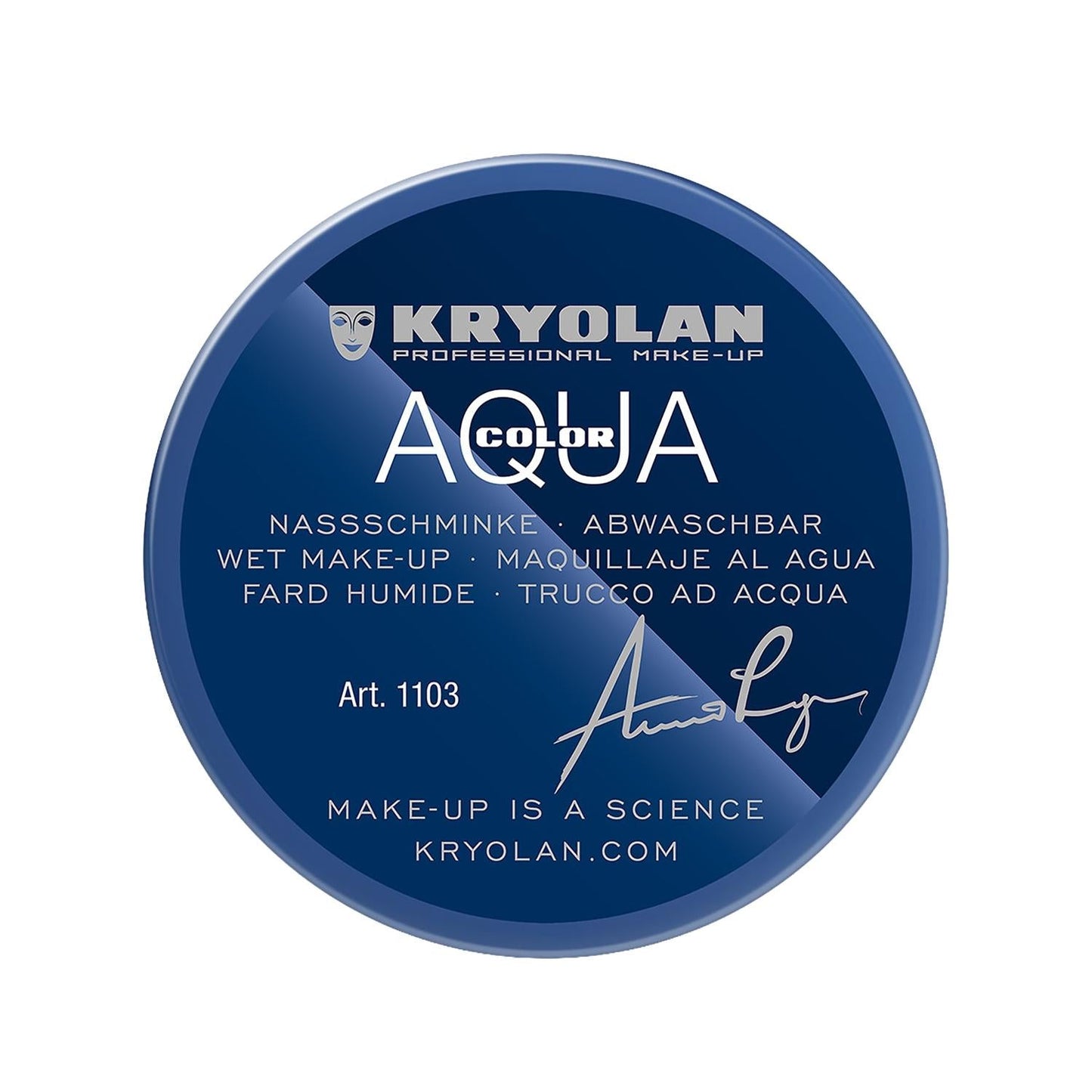 Kryolan Aquacolor Face & Body Paint 091 Turquoise 55 ml