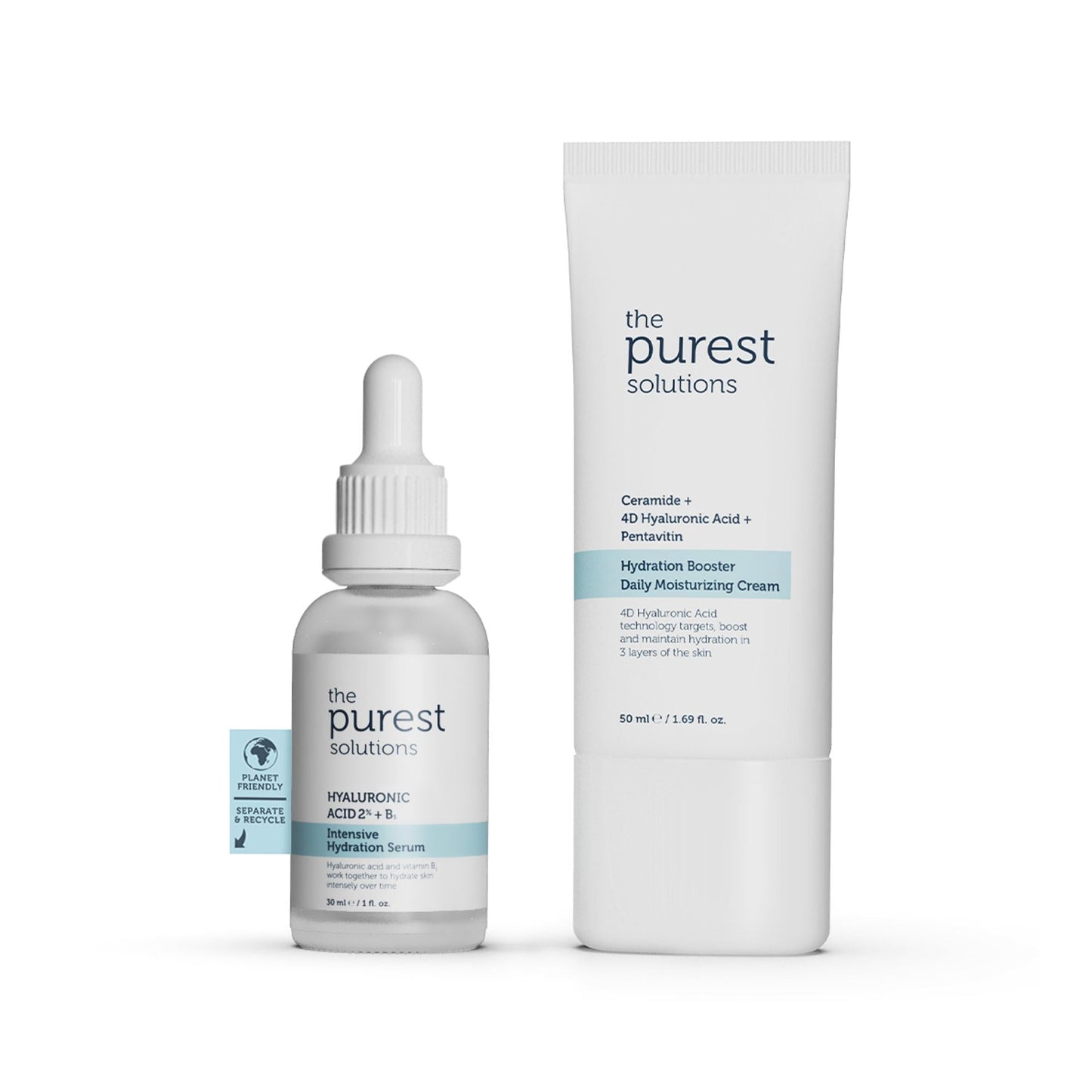 The Purest Solutions Skincare Set for Daily Hydration - Intense Moisturizing for All Skin Types