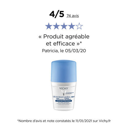 Vichy 48H Mineral Deodorant Ball