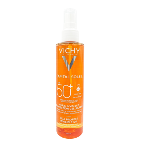 Vichy Capital Soleil Invisible Oil SPF 50+ Broad Spectrum Body Sunscreen